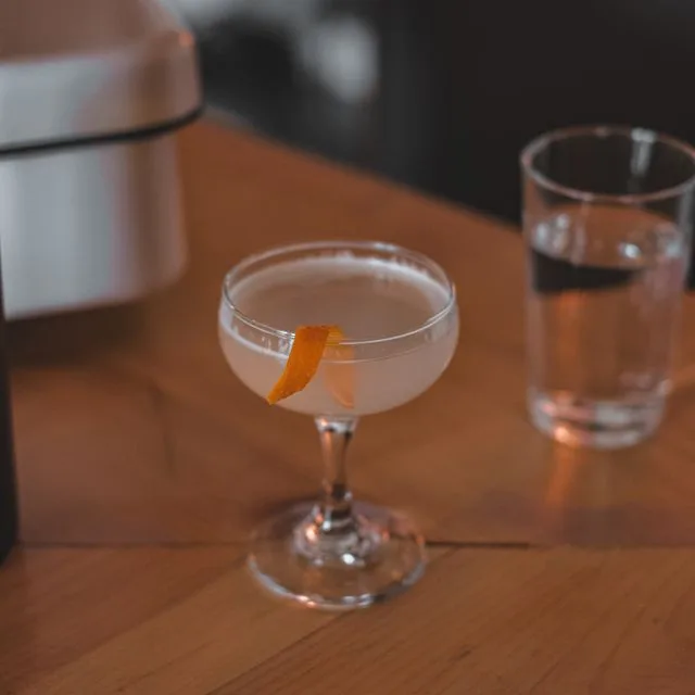 Craft cocktail at the bar